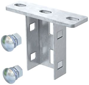 Kopfplatte Bettermann für US 3-Stiel tauchfeuerverzinkt