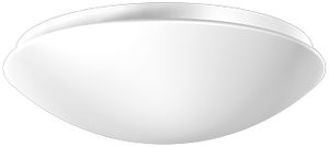 Lampada AP Flat Polymero PMMA A60 E27 75W Ø305×115mm bianco