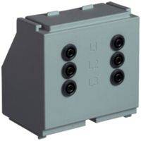 Support Hager FV+ set de montage 3P DIN1-3 p.instruments de mesure enfichables