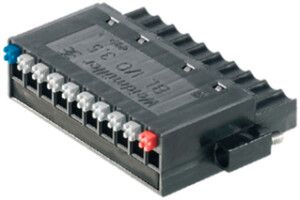 Buchsenstecker Weidmüller BL-I/O Flansch 3.5mm 10L verzinnt schwarz