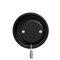 UP-Frontset STANDARDdue schwarz für Zugtaster/-schalter