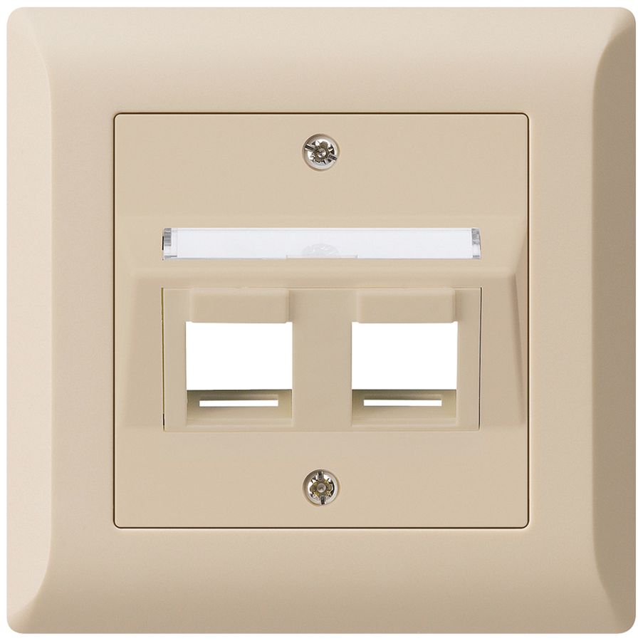 Kit de montage ENC kallysto.line 2×Keystone beige