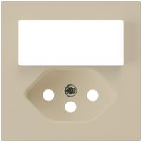 Frontplatte kallysto 60×60mm beige für Kleinkombi Schalter+T13