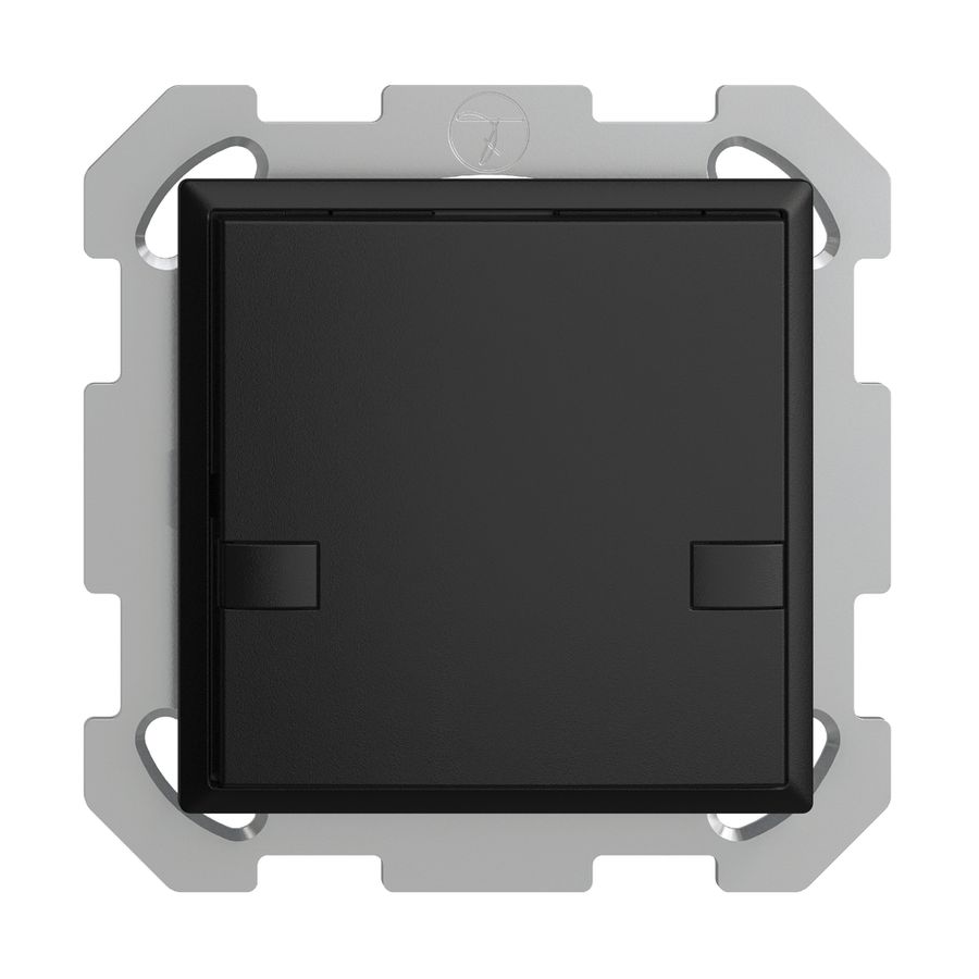 UP-KNX-Taster RGB EDUE, 250mW, o.LED, 1×Taste, 2×Tastenb., sz