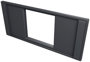 Cache R&M 210 45×45mm 1 port noir