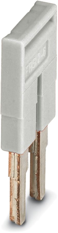 Steckbrücke 6mm 2L grau CLIPLINE