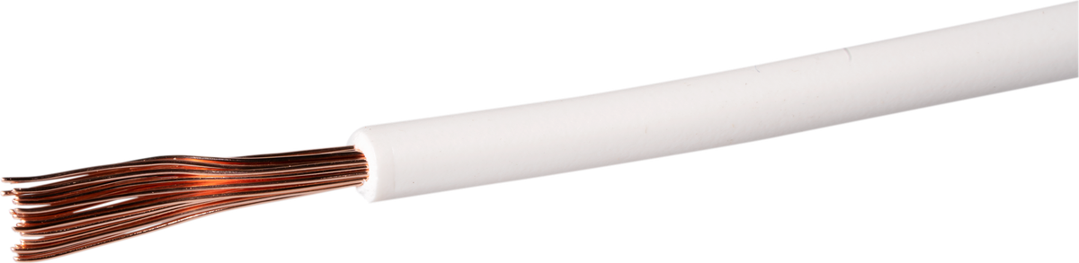 T-Litze 1.5mm² weiss Eca, Spule à 100m