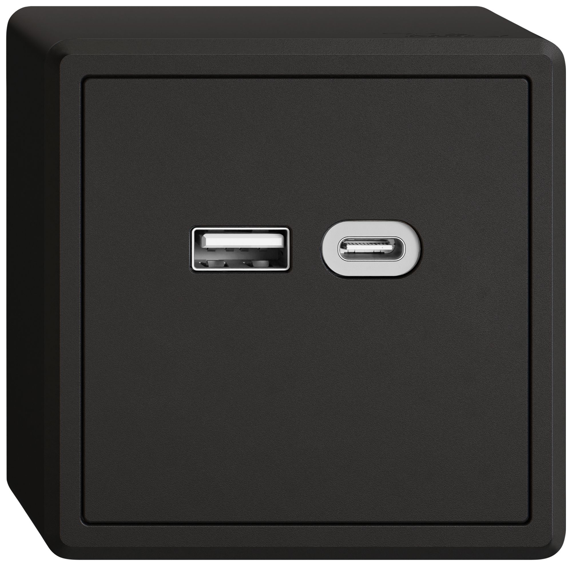 Prise de charge USB AP EDIZIO.liv SNAPFIX® 230VAC 18W 1×USB A 1×USB C no