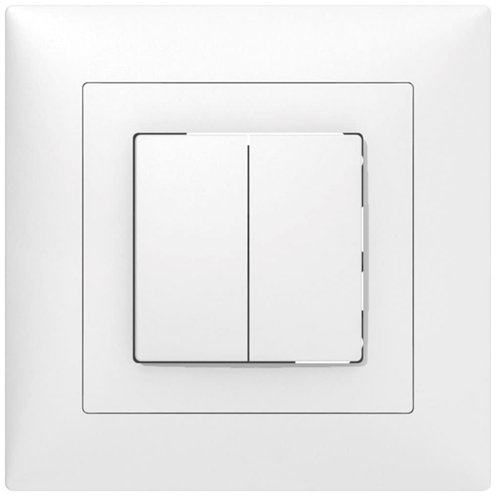 UP-Taster SIDUS B W/1L weiss