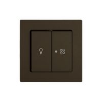 Montageset EDIZIO.liv SNAPFIX® f.Licht&Venti m.2 Knöpfen m.Frontlinse br