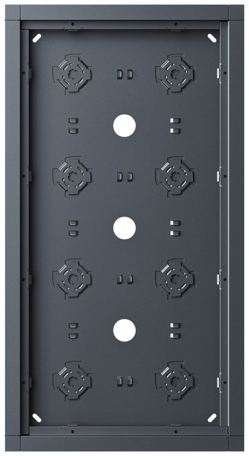 AP-Gehäuse Siedle 8× 232×432×36.5mm anthrazit