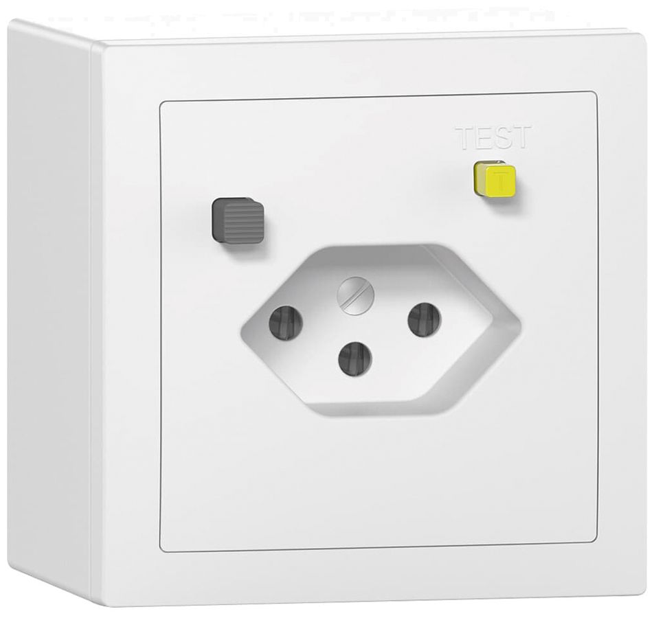 Prise FI AP SIDUS T13 30mA blanc