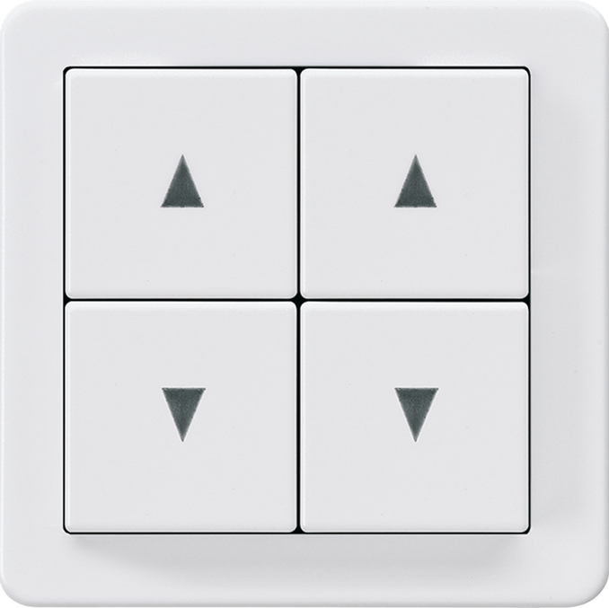 Doppelstorenschalter basico A weiss