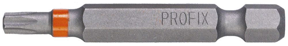 Embout pour vis Torx PROFIX T20×50mm 1/4" marquage orange