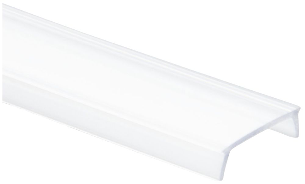 Couvercle type A DOTLUX pour profilé en alu, opale, 14×4×2000mm