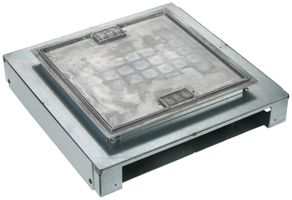 Anschlusskasten Woertz H=82…110 zu Unterflurkanal 50×300mm