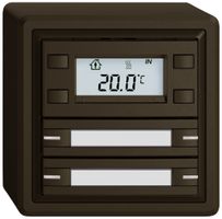 Poussoir RTH AP EDIZIO.liv SNAPFIX® a.RGB-LED étiqu.4×touches comm.1T br