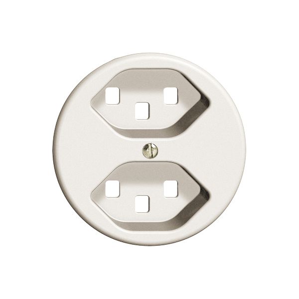 Frontscheibe FH 2×T23 weiss Ø58mm