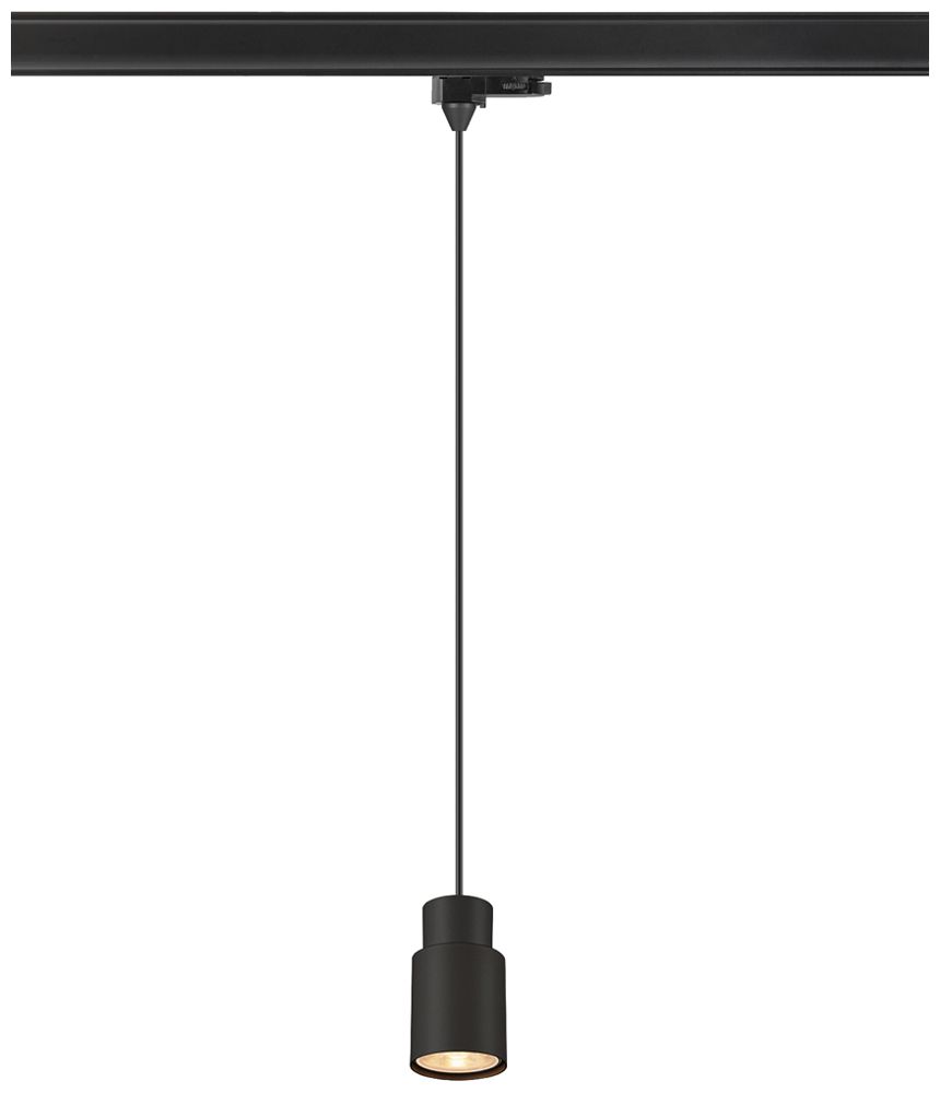 Pendelleuchte SLV PURI 2.0 Tube AD3PH GU10 1×6W DIM Ø55mm schwarz