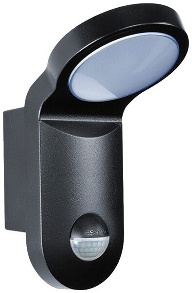 Luminaire automatique LED ESYLUX AOL 100 LED 3K, 140°, noir