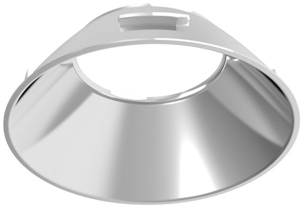 Reflektor DOTLUX MULTIsnap Kunststoff sym. 60° Ø80mm chrom strukturiert