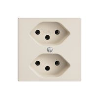UP-Steckdose EDIZIOdue 2×T13 crema