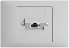 EB-Dose 1×RJ45/s 4P ITplus EDIZIOdue hellgrau