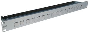 Panel Kat.6 1HE 16F.16RJ45/s weiss