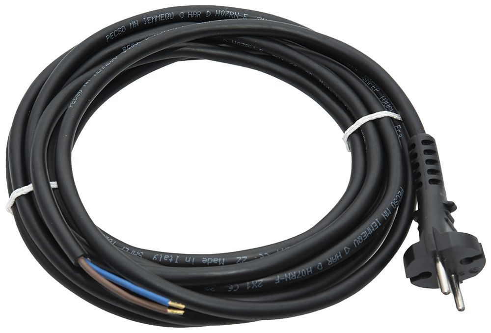 Anschlusskabel DOTLUX 220…240V 2-polig Profilstecker (CEE 7/17) 5m schwarz