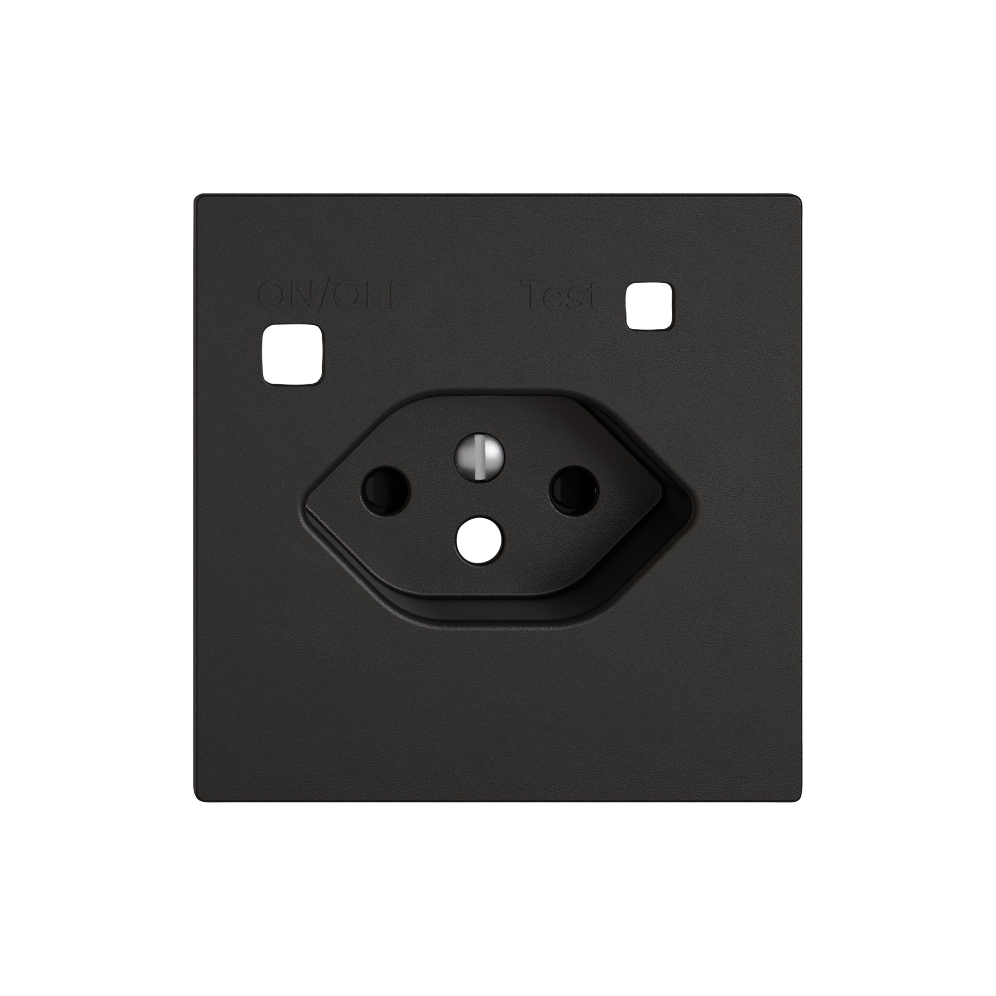 Montageset EDIZIO.liv SNAPFIX® f.Fehlerstrom-Schutzsteckdose Typ 13 Shutter sz