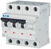 Disjoncteur Eaton FAZ-C10/3N 4P 400V C 10A 10kA 4UM