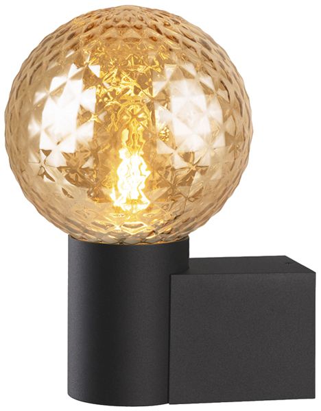 Applique SLV VARYT E14 1×6W IP44 REG 119×60×80mm nero