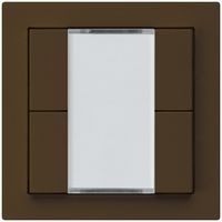 Poussoir ENC kallysto A KNX 4× s/e-link brun