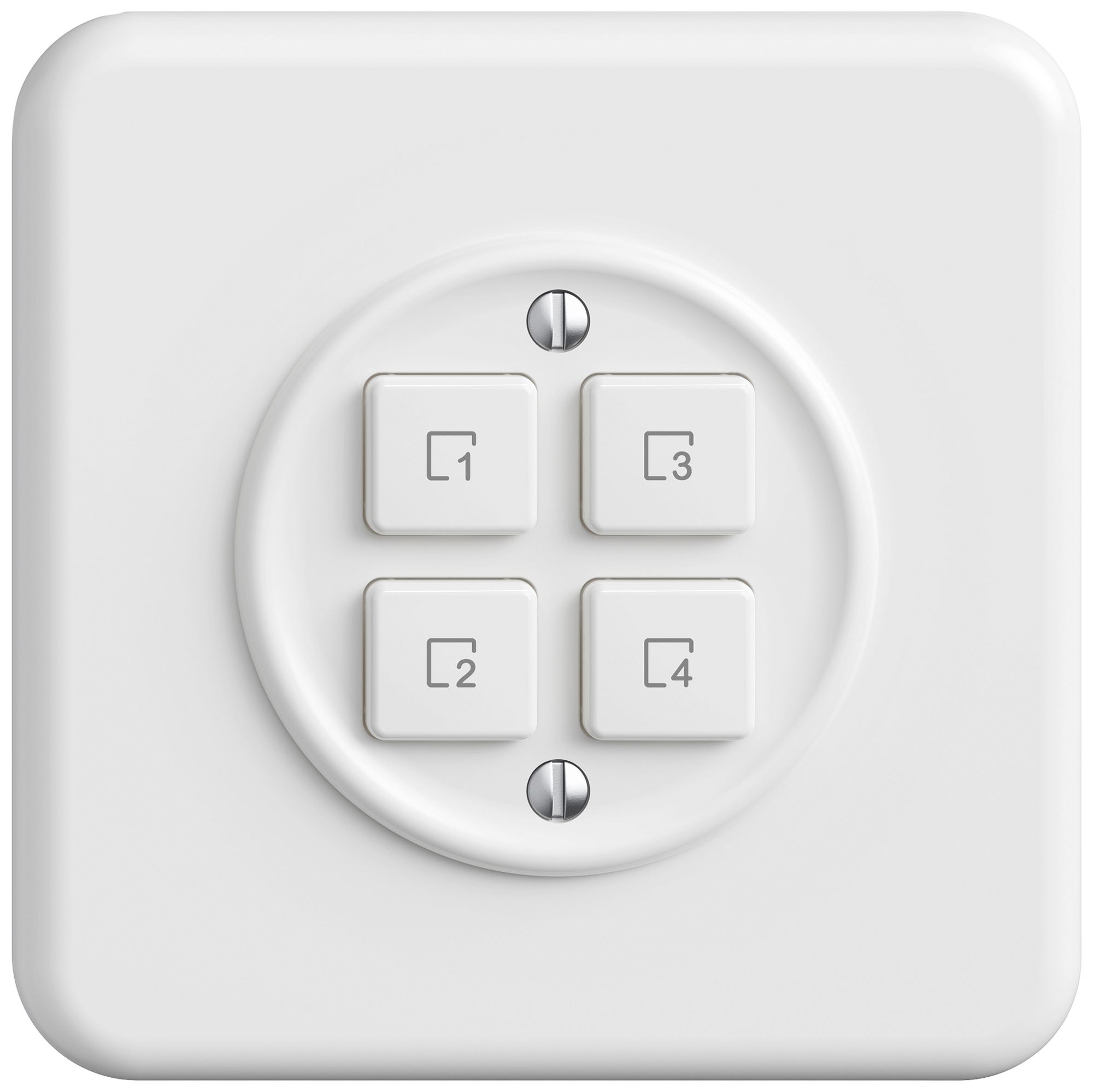 Commande pour poussoir scènes ENC STANDARDdue Wiser 4 scènes 4t bc