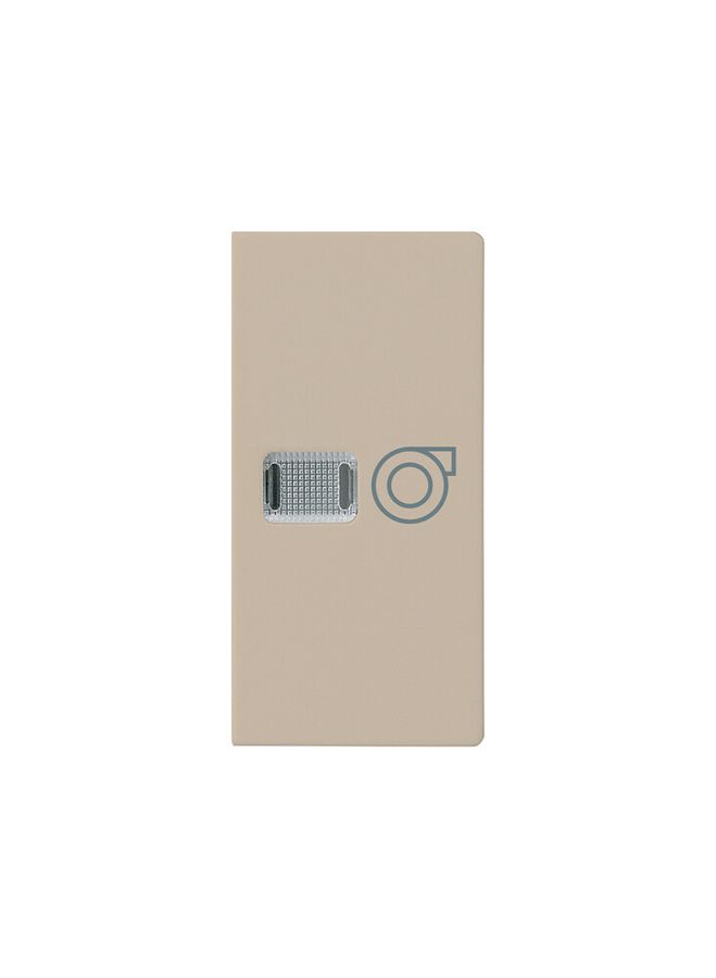 Bouton kallysto avec symbole ventilation beige