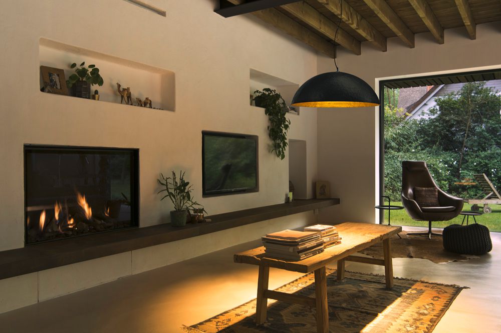 Lampada a sospensione SLV FORCHINI 70 PD 40W Ø700mm nero/oro