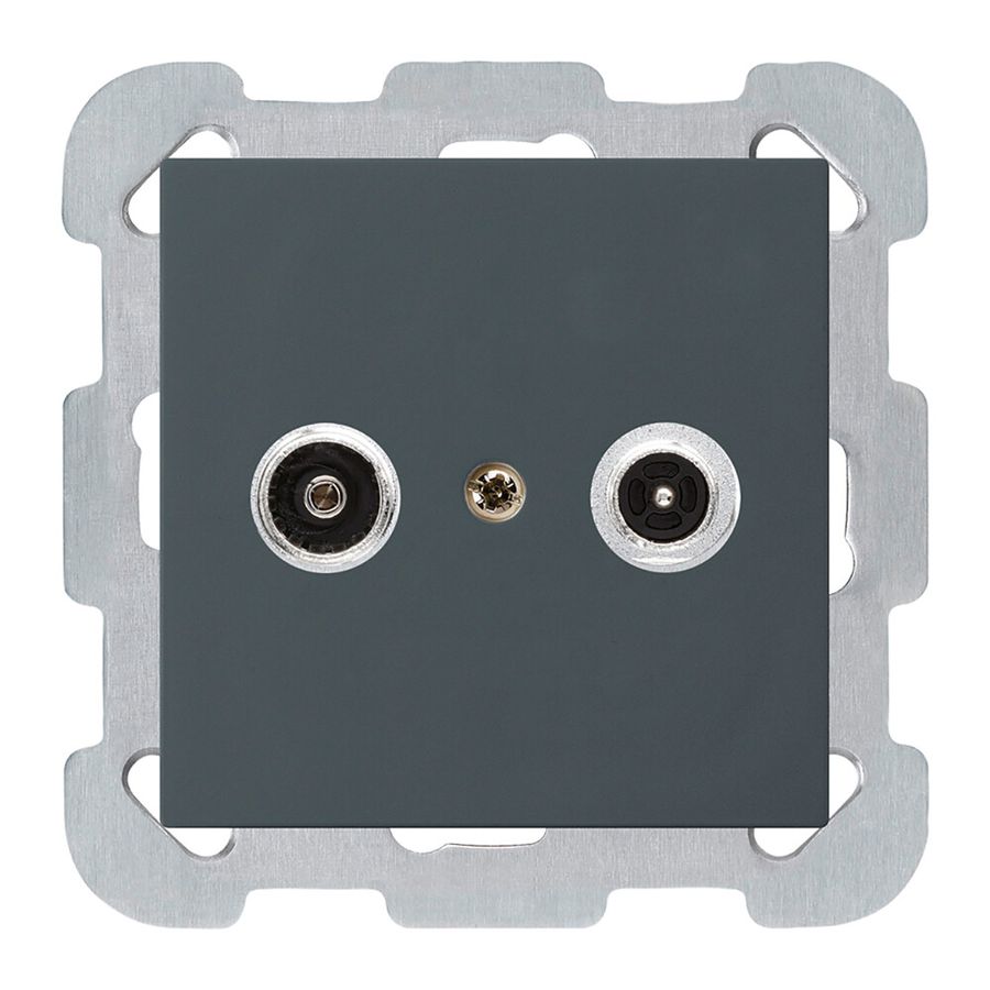 Presa antenna INC kallysto R/TV montaggio B 11dB 2GHz antracite