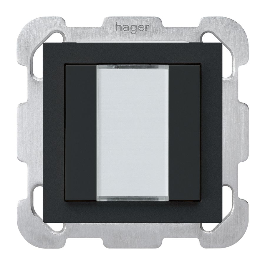 Tasto INC kallysto B KNX 2× s/e-link nero