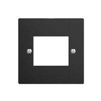 Frontplatte 4×RJ45 ITplus EDIZIOdue schwarz