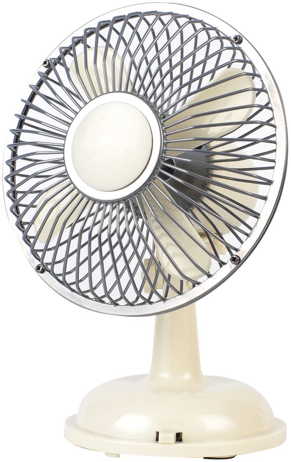 Ventilateur de table Armin Schmid Retro Fan 50m³/h 2.5W 150×150×130mm blanc