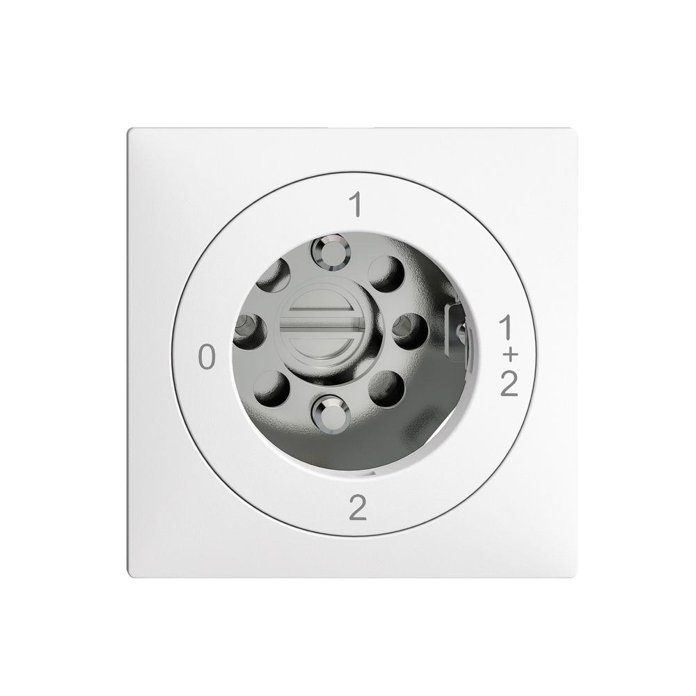 Interruttore rot. INC EDIZIOdue 1/1P bianco, per serrat. senza cilind