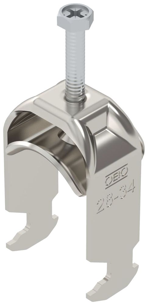 Fixation rapide BET 2056 pied à H métal 28…34mm 1×câble A2 1.4301