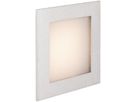 Plafonnier/applique INC LED SLV FRAME BASIC 3W 140lm 2700K 90×90×55mm argent