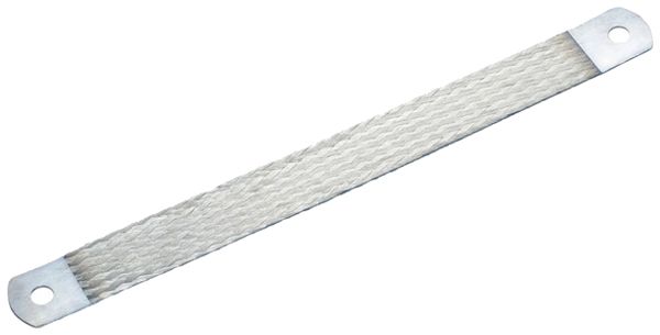 Erdungsband konfektioniert ERIFLEX 6mm² 150mm 40A gelocht Ø6.5mm Cu verzinnt