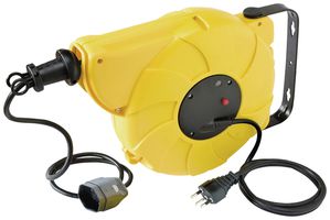 Automatik-Kabelaufroller Automatic-Box 180° 1×T13 11.5m H05VV-F 3×1.5mm² sz