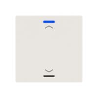 EB-Taster KNX RGBW MDT BE-TAL60T111.A1 1T/2B Temp.weiss matt "Jalousie"