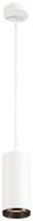 LED-Pendelleuchte SLV NUMINOS L PHASE 28W 2400lm 2700K 36° Ø100×213mm weiss