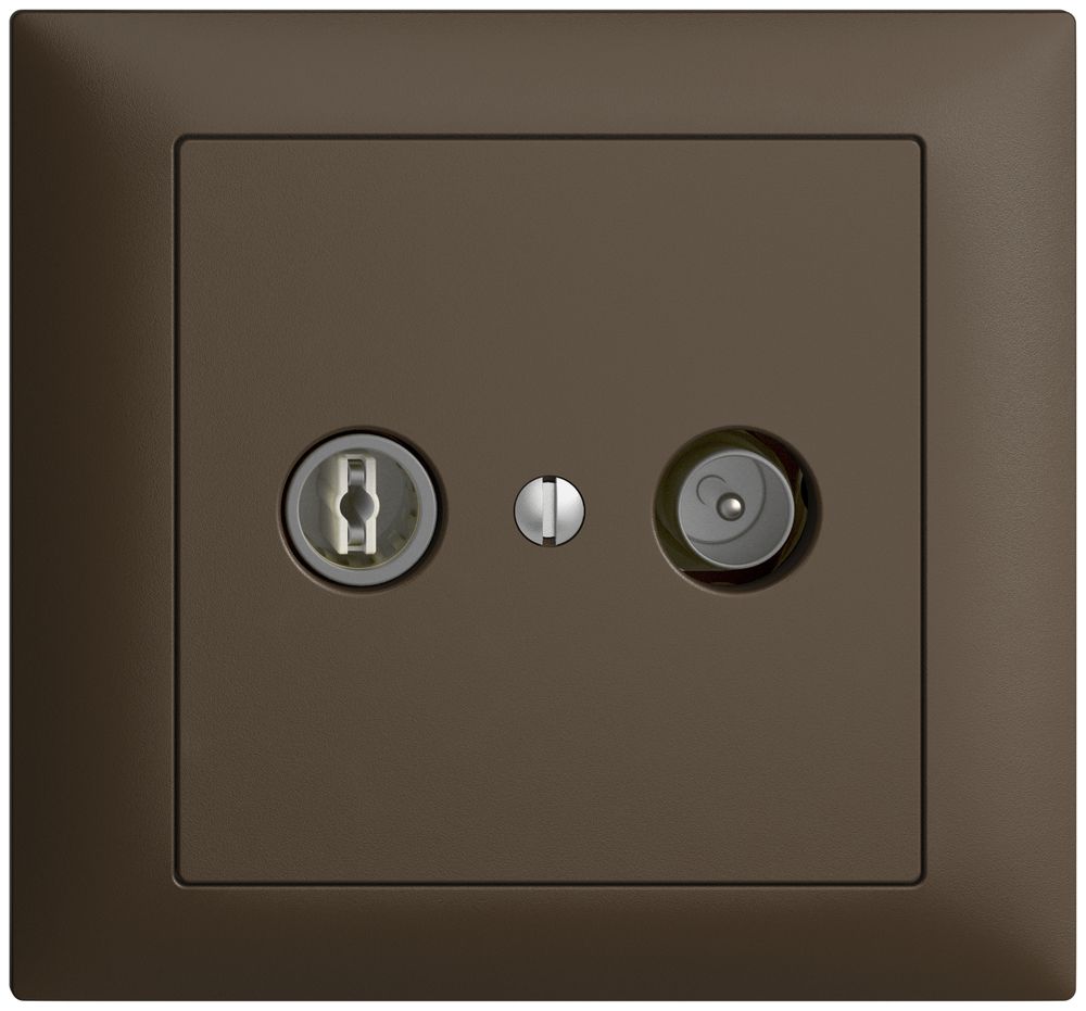 UP-TV-R-Dose EDIZIOdue 4dB coffee Breitbanddose 5…2000MHz, FKE