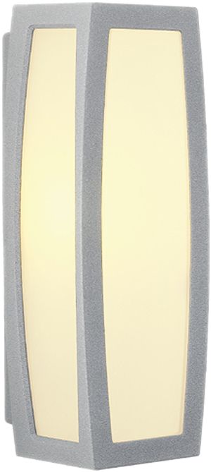 Applique SLV MERIDIAN BOX, E27 25W IP54 gris argenté