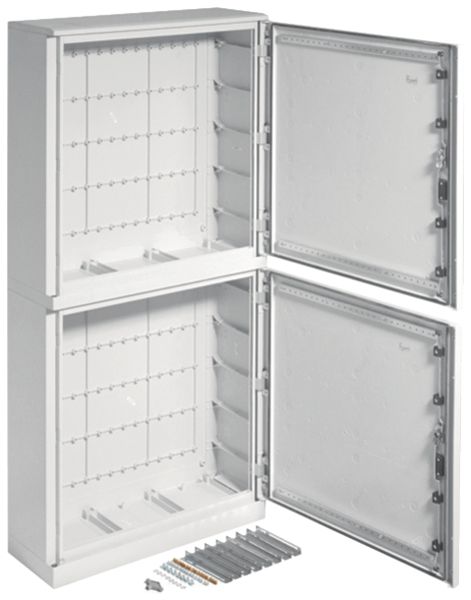 Coffret mural Hager Orion.Plus 370 modules 5+5 rangs 37UM 850×1750×300mm gr